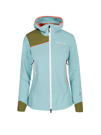 ORTOVOX | Damen Softshelljacke Pala Hoodie | dunkelrot