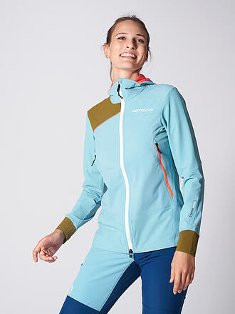 ORTOVOX | Damen Softshelljacke Pala Hoodie | dunkelrot