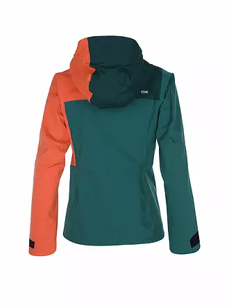 ORTOVOX | Damen Tourenjacke Ortler 3L Hoodie | dunkelrot