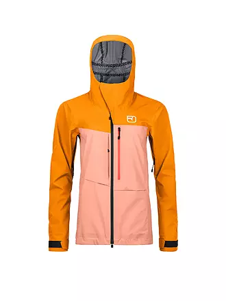 ORTOVOX | Damen Tourenjacke Ravine 3L Shell Hoodie | orange