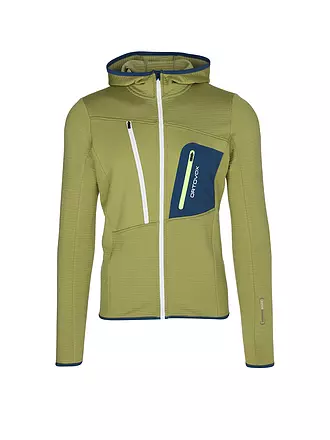 ORTOVOX | Herren Fleecejacke Fleece Grid Hoodie | kupfer