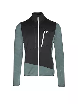 ORTOVOX | Herren Fleecejacke Grid Hoodie | schwarz