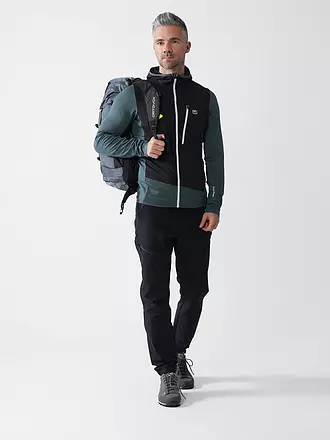 ORTOVOX | Herren Fleecejacke Grid Hoodie | beige
