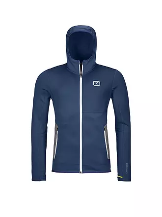 ORTOVOX | Herren Fleecejacke Hoodie | dunkelblau
