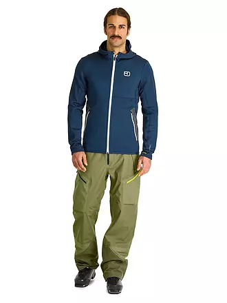 ORTOVOX | Herren Fleecejacke Hoodie | dunkelblau