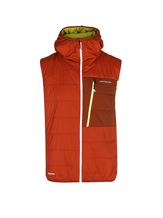 ORTOVOX | Herren Isolationsweste Piz Duan Swisswool | rot