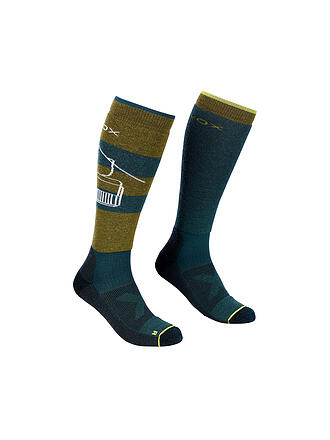 ORTOVOX | Herren Skitourensocken Freeride Long Socks | grün
