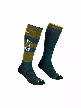 ORTOVOX | Herren Skitourensocken Freeride Long Socks | grün