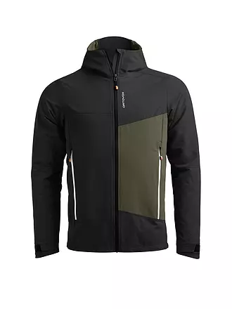 ORTOVOX | Herren Softshelljacke Seceda Hoodie | schwarz