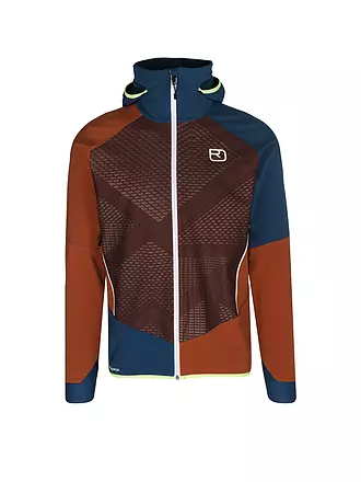 ORTOVOX | Herren Touren Softshelljacke Col Becchei Hoodie | kupfer