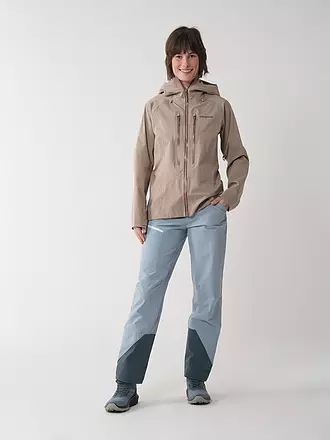 PATAGONIA | Damen Wanderjacke Stromstride 3L Hoodie | beige