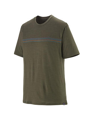 PATAGONIA | Herren Funktionsshirt Capilene® Cool Merino Graphic | olive