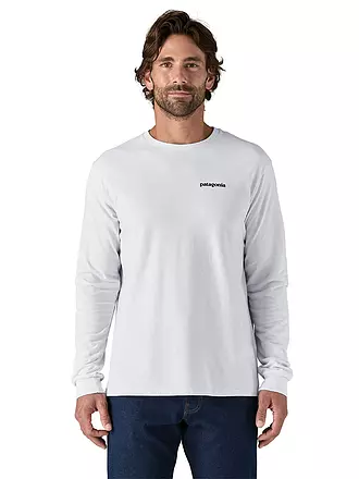 PATAGONIA | Herren Shirt P-6 Logo Responsibili-Longsleeve® | weiss