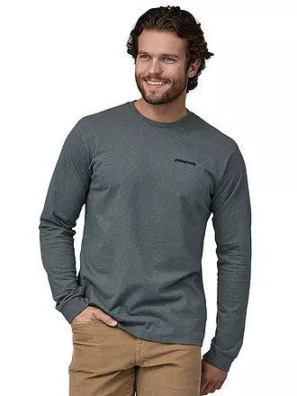 PATAGONIA | Herren Shirt P-6 Logo Responsibili-Longsleeve® | dunkelrot
