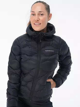 PEAK PERFORMANCE | Damen Freizeitjacke Helium Down Hoodie | schwarz