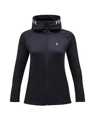 PEAK PERFORMANCE | Damen Unterziehjacke Rider Hoodie | schwarz