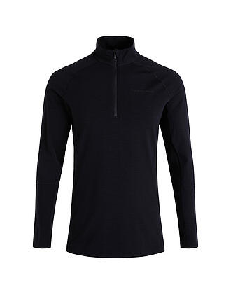 PEAK PERFORMANCE | Herren Unterzieh Zipshirt Magic | schwarz