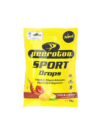 PEEROTON | Sport Drops Fruchtgummi Cola & Zitrone 75g | keine Farbe