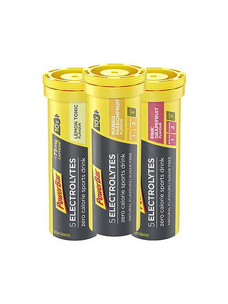 POWER BAR | 5 Electrolytes Brausetabletten Multipack 2+1 gratis | gelb