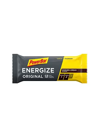 POWER BAR | Energieriegel Energize Original Cookies & Cream 55g | gelb