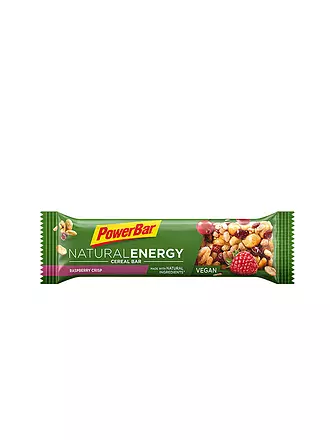 POWER BAR | Energieriegel Natural Energy Cereal Raspberry Crisp 40g | grün
