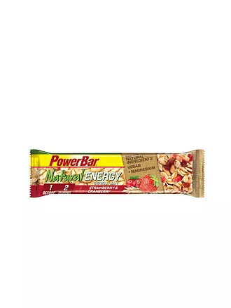 POWER BAR | Energieriegel Natural Energy Cereal Strawberry-Cranberry 40g | grün