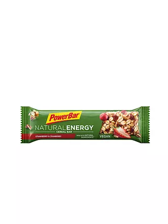 POWER BAR | Energieriegel Natural Energy Cereal Strawberry/Cranberry 40g | grün