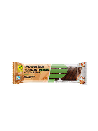 POWER BAR | Energieriegel Protein+ Vegan Salty Almond Caramel | gelb