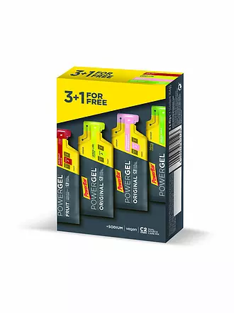 POWER BAR | Powergel Multipack 3+1 gratis | bunt