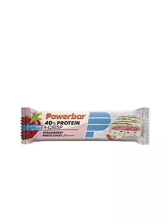 POWER BAR | Proteinriegel 40% Protein+ Crisp Strawberry White Choc | bunt