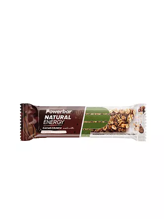 POWER BAR | Proteinriegel Natural Energy Cereal Kakao/Crunch | grün