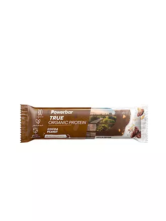 POWER BAR | Proteinriegel True Organic Protein Bar Hazelnut-Cocoa 45g | braun