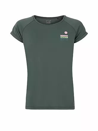 PROTEST | Damen T-Shirt PRTIXY | dunkelgrün