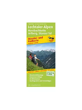 PUBLICPRESS | Wander- und Radkarte Lechtaler Alpen, 1:35.000 | keine Farbe