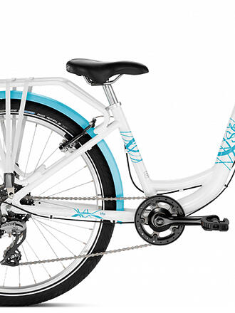 PUKY | Mädchen Fahrrad Skyride 24-8 Alu S-Ride light | weiß
