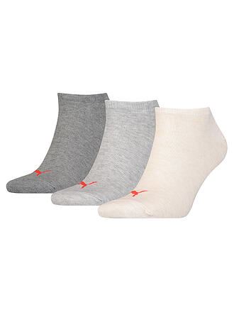 PUMA | 3er Pkg. Sneaker-Socken Invisible | grau