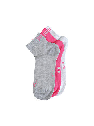 PUMA | 3er Pkg. Socken Quarter | pink