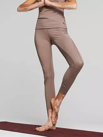 PUMA | Damen 7/8 Yogatight Studio High Waist | dunkelrot