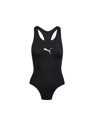 PUMA | Damen Badeanzug Racerback | schwarz