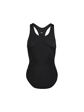 PUMA | Damen Badeanzug Racerback | schwarz