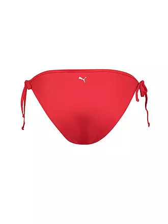 PUMA | Damen Bikinihose mit seitlicher Schnürung | rot