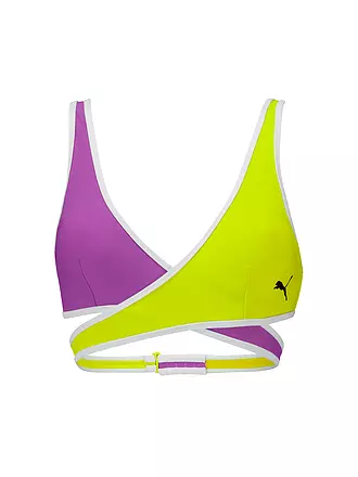 PUMA | Damen Bikinioberteil Contour Plunge | pink