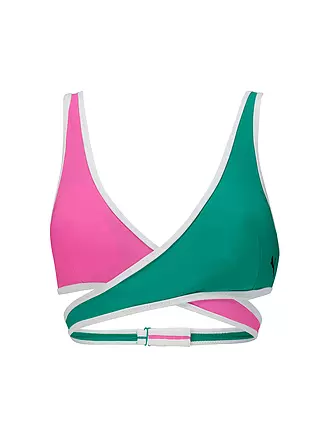 PUMA | Damen Bikinioberteil Contour Plunge | pink