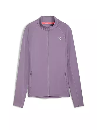 PUMA | Damen Fitnessjacke Run for her Ribbed | lila