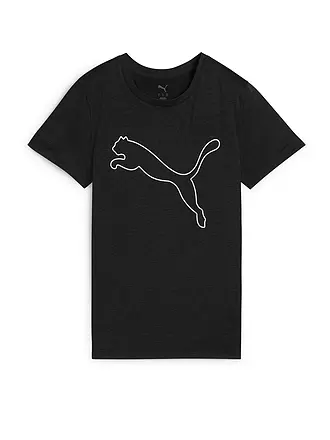 PUMA | Damen Fitnessshirt Essential Heather Logo | rot