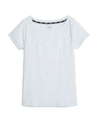 PUMA | Damen Fitnessshirt Favourite Jersey Cat | hellblau