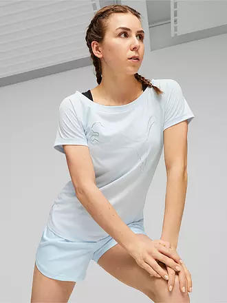 PUMA | Damen Fitnessshirt Favourite Jersey Cat | grün