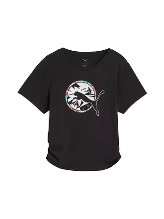 PUMA | Damen Fitnessshirt Tropical | schwarz