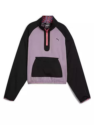 PUMA | Damen Fitnesssweater Half Zip Woven | lila