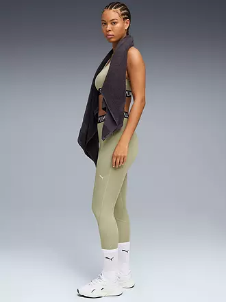PUMA | Damen Fitnesstank Strong Logo | hellgrün